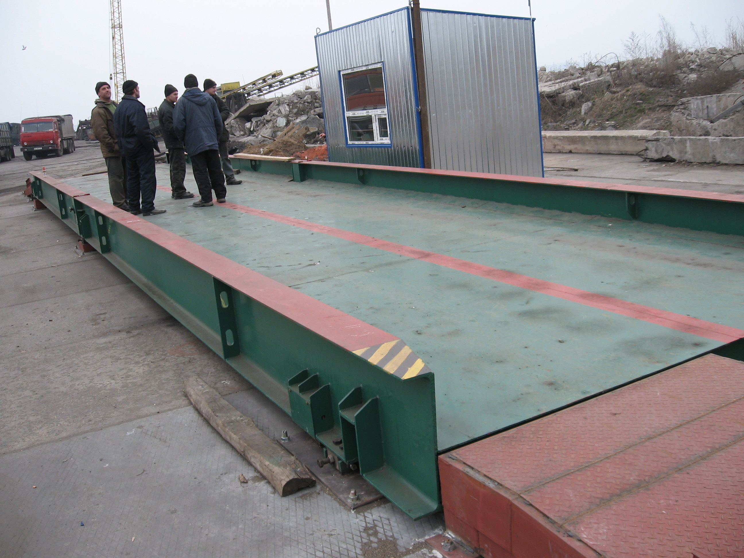 Platform electronic truck scales