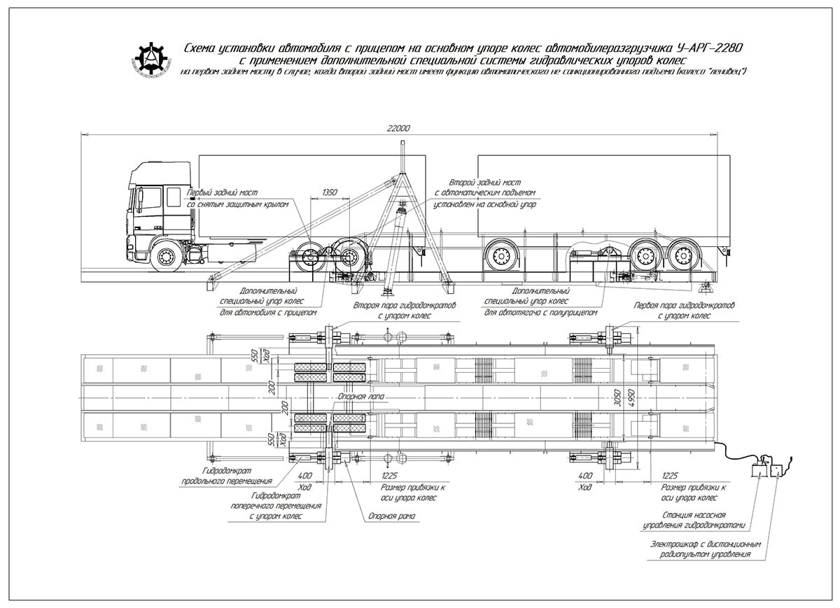 Новая система дополнительных упоров колес для автомобилеразгрузчиков –  Элеваторпромcервис